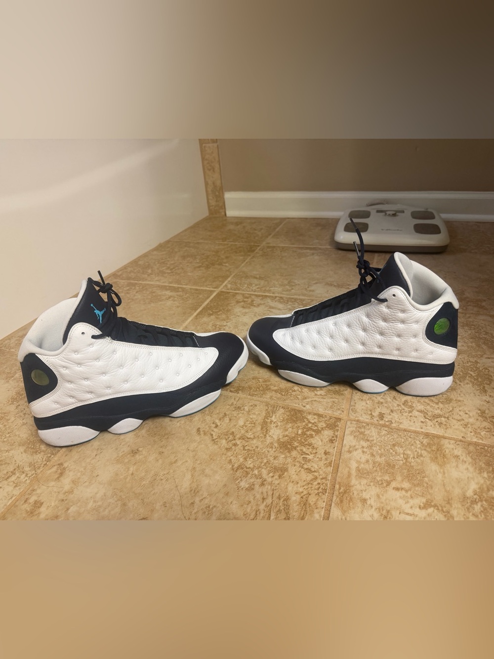 Jordan 13 Retro Obsidian Powder Blue White